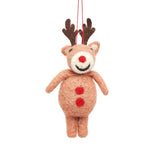 Felt Rudolph Christmas Decoration