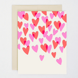 Neon Pink Heart Card